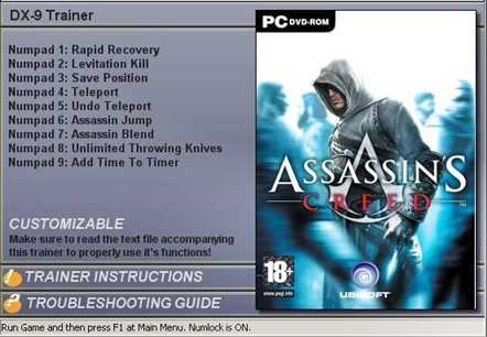 Assassins Creeds Trainer Free Download cover art