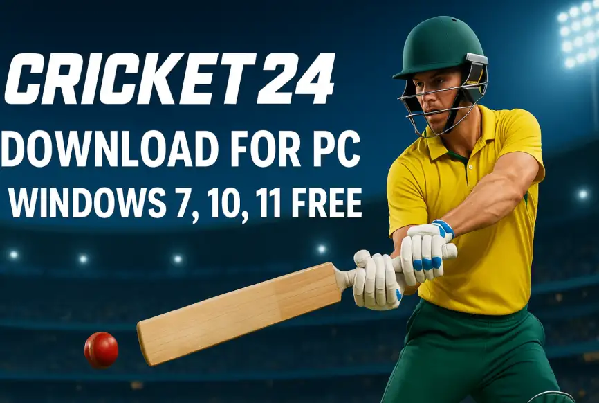 Cricket 24 Download for PC Windows 7,10,11 Free cover art
