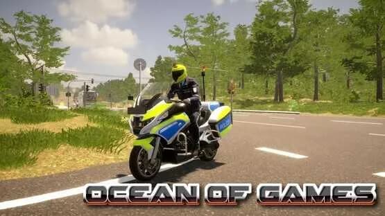 Autobahn Police Simulator 3 Police Motorcycle TENOKE Free Download cover art