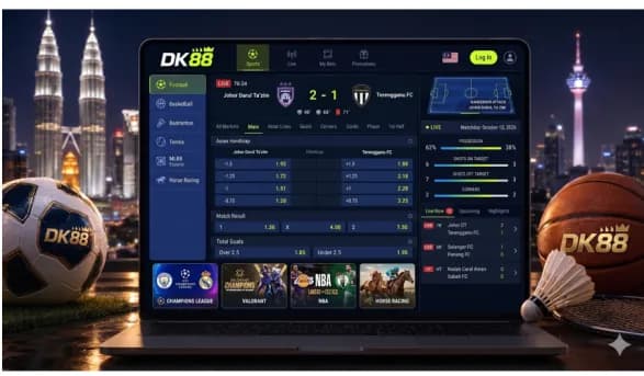DK88 Sports Betting: Football, Basketball & Live In-Play Markets cover art