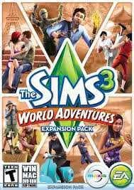 The Sims 3 World Adventures Free Download cover art