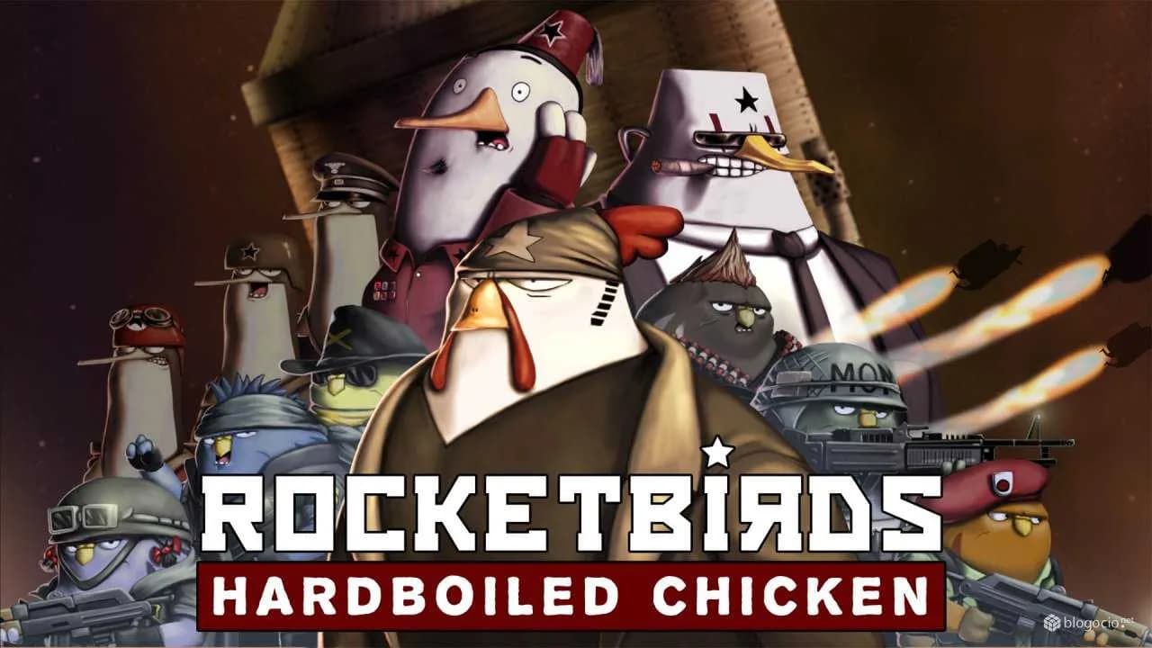 Rocketbirds Hardboiled Chicken PC Game Free Download cover art