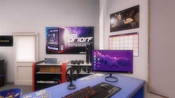 PC Building Simulator Overclockers UK Workshop PLAZA Free Download cover art
