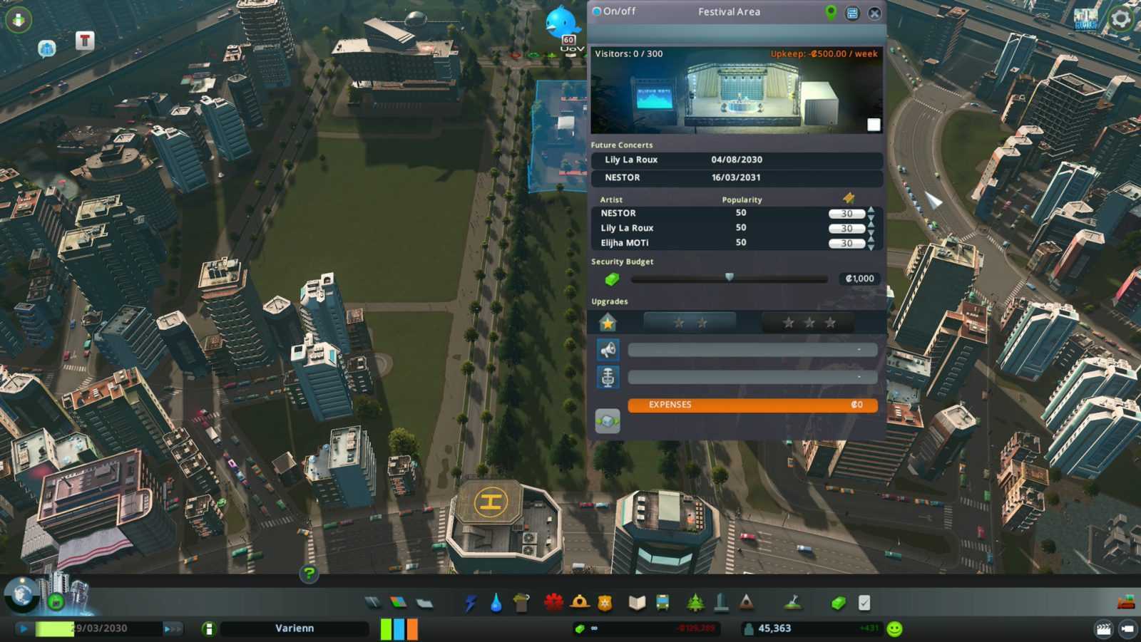 Cities Skylines Concerts Game Free Download cover art