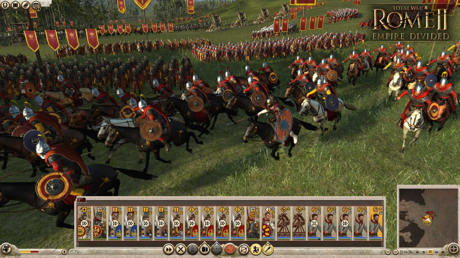 Total War Rome II Empire Divided Free Download cover art