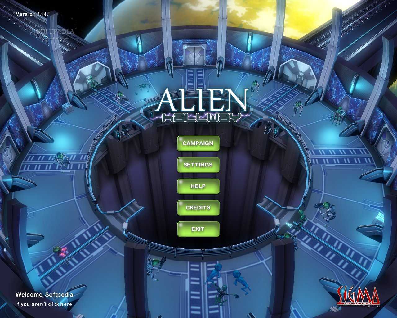 Alien Hallway Free Download cover art