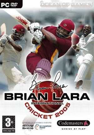 Brian Lara International Cricket 2005 Free Download cover art