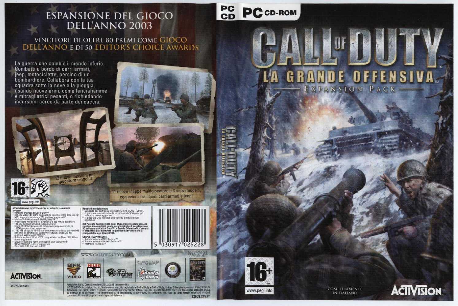 Call Of Duty United Offensive PC game Free Download cover art