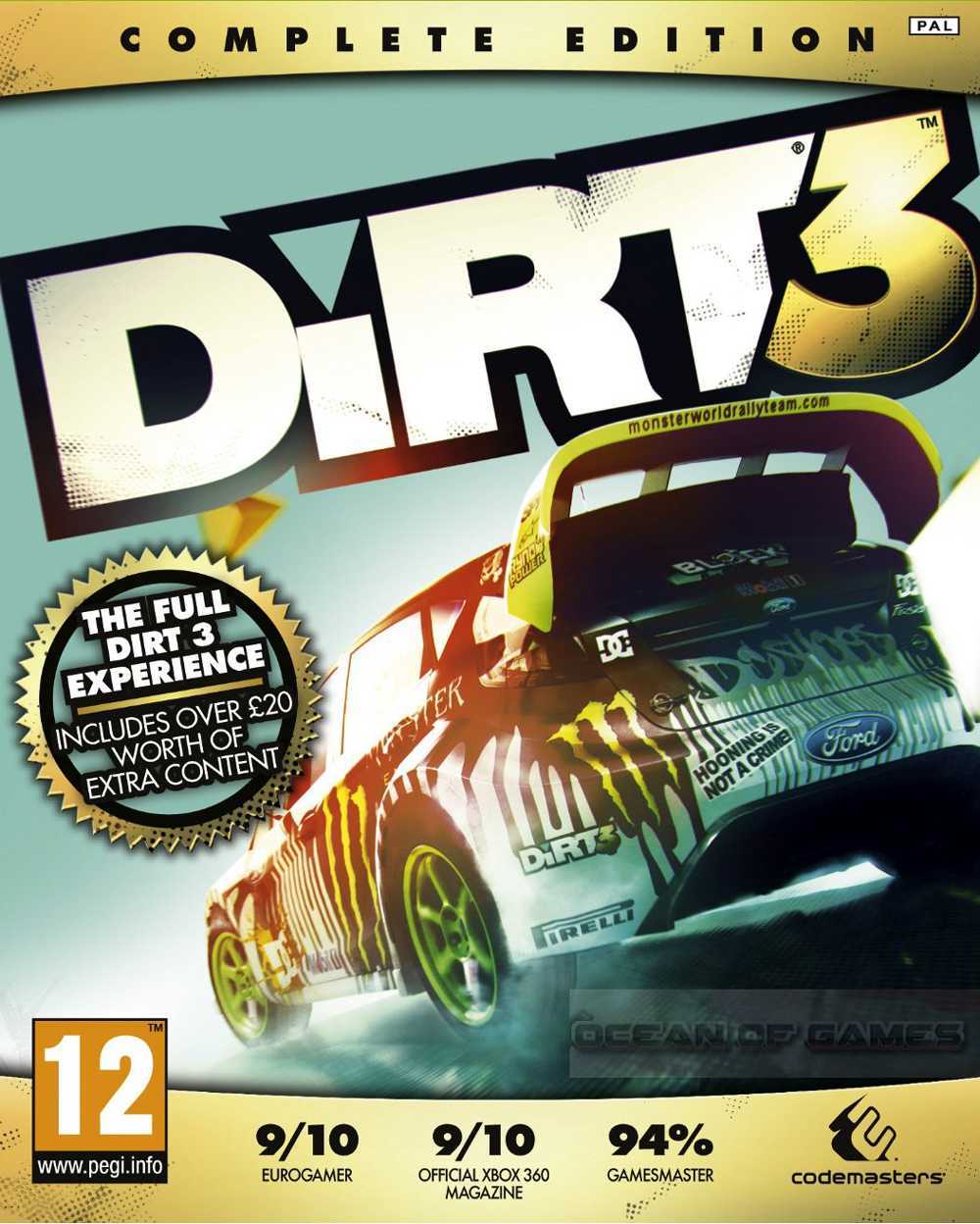 DiRT 3 Complete Edition Free Download cover art