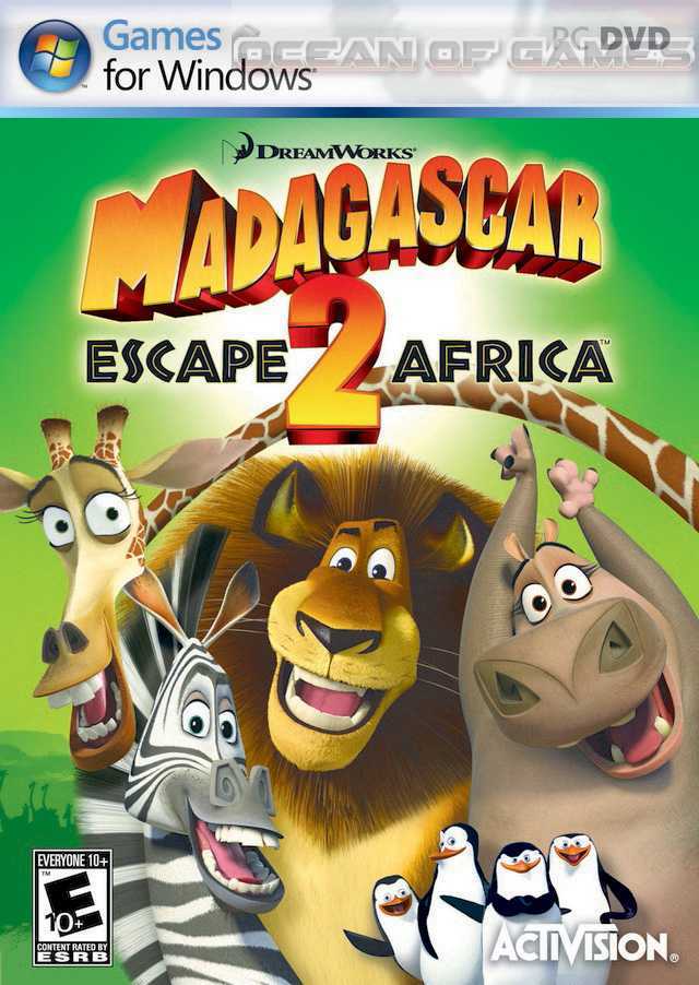 Madagascar Escape 2 Africa PC Game Free Download cover art