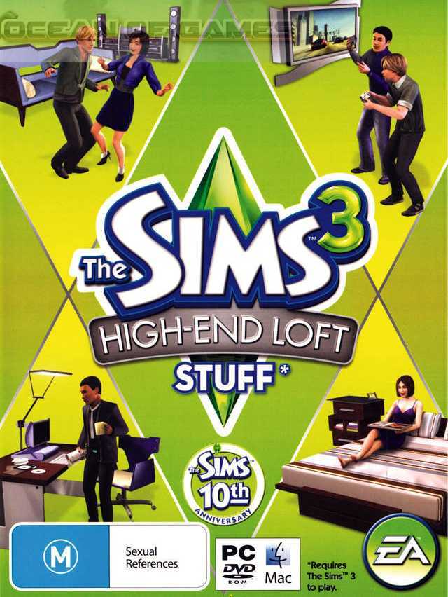 The Sims 3 High End Loft Stuff Free Download cover art